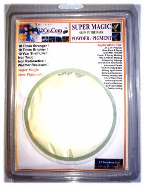 8 oz. Super Glow in the Dark (Phosphorescent) Pigment