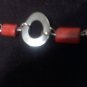 Red Jasper Wave Hardware Bracelet