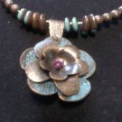 "Floral Beauty" Wire Necklace