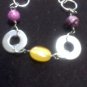 "Yellow Cats Eye" Hardware Bracelet