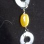 "Yellow Cats Eye" Hardware Bracelet