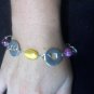 "Yellow Cats Eye" Hardware Bracelet