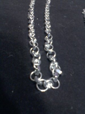 "Unisex Hardware Chain" Hex nut chain