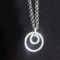 "Pendant on You"  Hex Nut Hardware chain with Pendant