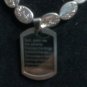 "Serenity" Beaded Necklace with Serenity Prayer