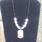 "Serenity" Beaded Necklace with Serenity Prayer