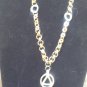 "AA Unity" Hardware Necklace Silver and Gold