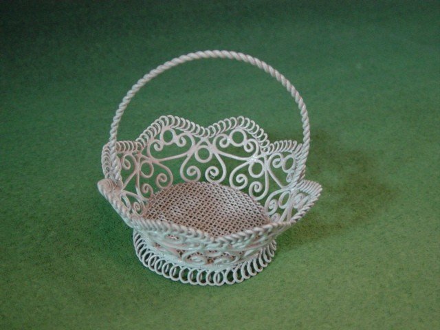 Iron Wire Crafts Flower Basket