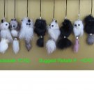 Cell Phone Charm Fur Chain