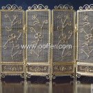 Iron Wire Craft Golden Screen