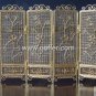 Iron Wire Craft Golden Screen