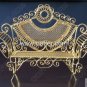 Iron Wire Craft Golden Chair