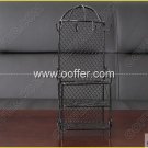 Iron Wire Craft Black Clothes Shelf