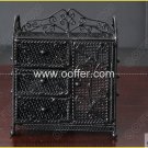 Iron Wire Craft Black Cabinet
