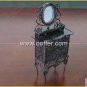 Iron Wire Craft Black Wardrobe