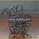 Iron Wire Craft Black Baby Cradle