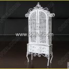 Iron Wire Craft White Cabinet