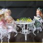 Iron Wire Craft White Courtyard Set