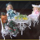 Iron Wire Craft White Courtyard Set