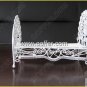 Iron Wire Craft White Bed