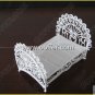 Iron Wire Craft White Bed