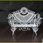 Iron Wire Craft White Chair