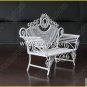 Iron Wire Craft White Chair
