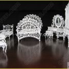 Iron Wire Craft White Bed Room Set