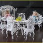 Iron Wire Craft White Courtyard Set