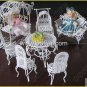 Iron Wire Craft White Courtyard Set