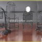 Iron Wire Craft Black Courtyard Set