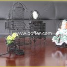 Iron Wire Craft Black Courtyard Set