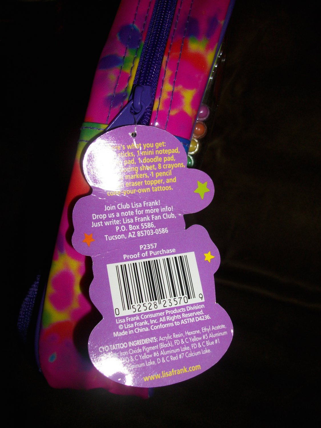 lisa frank backpack for sale