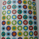 NEW VINTAGE SANDYLION 1999 PLAYING BALL SPORTS STICKERS SHEET
