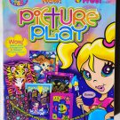 VINTAGE LISA FRANK PICTURE PLAY KIT ARTS CRAFTS STICKERS GLITTER COLORINGMIX P2394