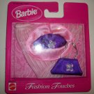 NEW VINTAGE 1998 BARBIE FASHION TOUCHES PURPLE PINK HAT PURSE TIGHTS DOLL ACCESSORY