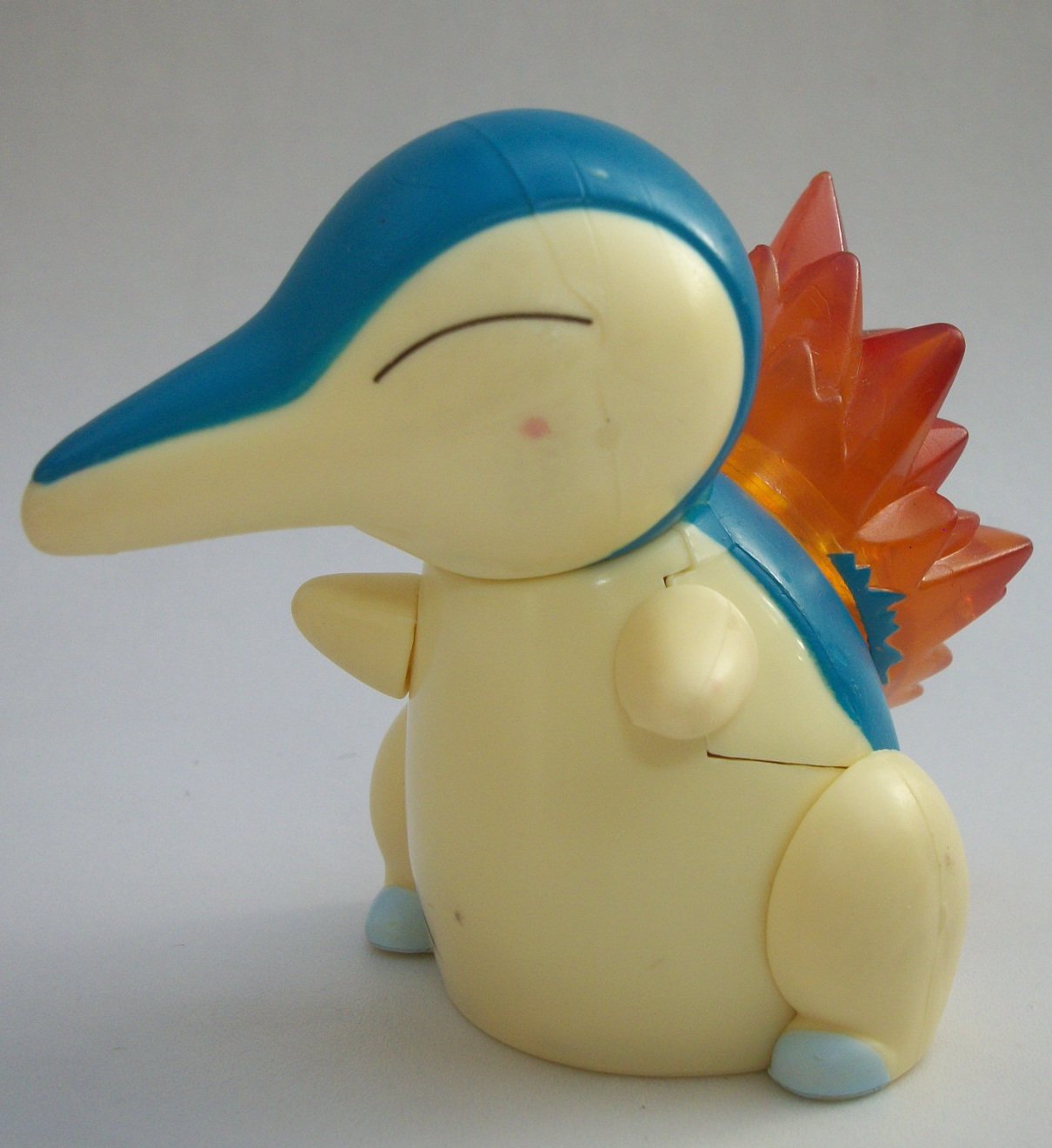 Vintage Nintendo Hasbro Pokemon CYNDAQUIL 3" Figure Innovision Battle Staduim