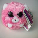 New Whiskas Pink Cat Plush Amazing Squishee Plushies Grin Studios 3.5"