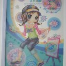 Vintage Korea Anime Pink Hana Artist Girl DreamWorld Plastic Folder Art School Supply