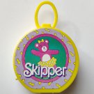 1988 vintage # 1951 teen time skipper doll yellow carrying case accessory yellow bear