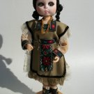 VINTAGE BRADLEY DOLLS JUNE NATIVE AMERICAN w/ DOLL STAND KOREA