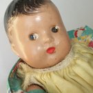 Vintage 7" Baby Doll w/ Flower Clothes