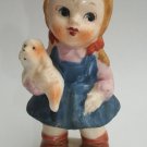 Vintage Porcelain Wizard of Oz Dorothy Girl Figure w/ Dog Toto Japan