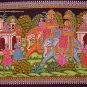 elephants king queen sequin handmade wall Hanging ethnic decor tapestry art India