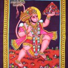 hanuman batik wall hanging tapestry ethnic monkey god Indian batik hindu deity art hanuman batik wall hanging tapestry ethnic monkey god Indian batik hindu deity art