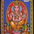 ganesha tapestry ganesh wall hanging ethnic sequin hindu elephant home decor India