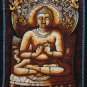 buddhist buddha cotton cloth batik wall hanging tapestry ethnic home decor India art