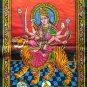 durga parvati uma sequin wall hanging tapestry ethnic batik painting art