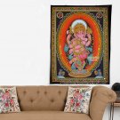 hindu deity elephant god dancing Ganesha ganesh sequin wall hanging tapestry decor art