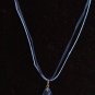 Blue tear drop crystal